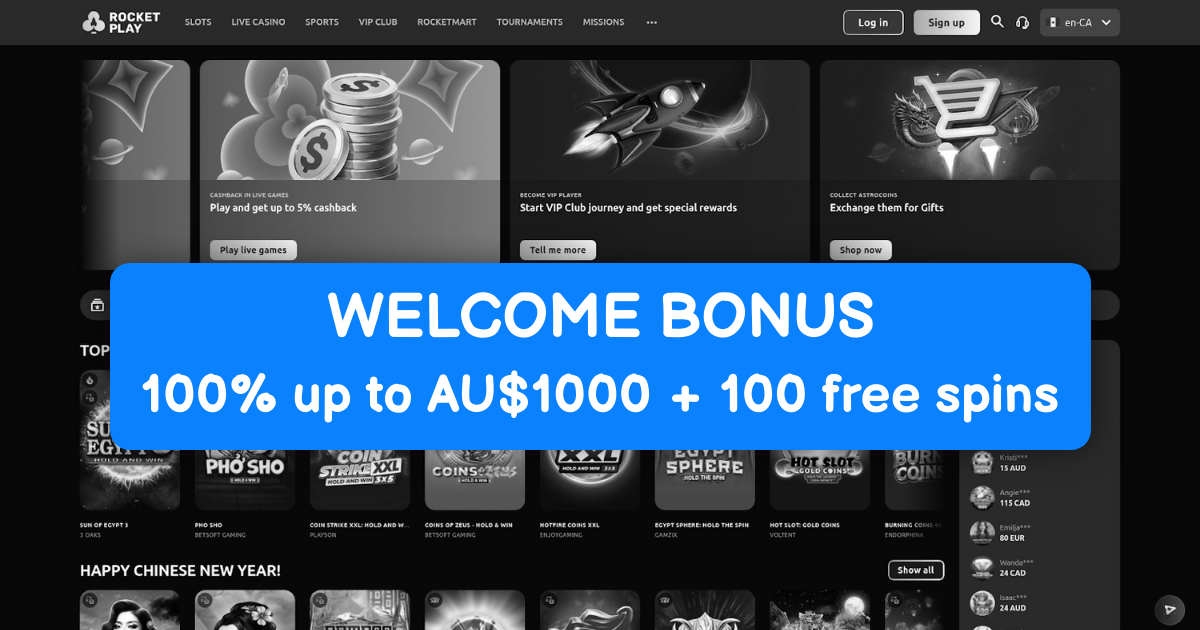 RocketPlay Casino Australia Online Slots